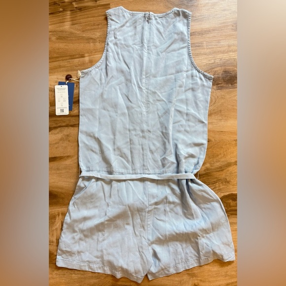 NWT - tentree W Langford Romper in Skyway Blue - Size L - Picture 2 of 2